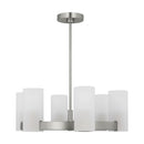 Six Light Chandelier<br /><span style="color:#4AB0CE;">Entrega: 4-10 dias en USA</span><br /><span style="color:#4AB0CE;font-size:60%;">PREGUNTE POR ENTREGA EN PANAMA</span><br />Collection: Rhode<br />Finish: Brushed Steel