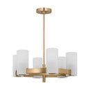 Six Light Chandelier<br /><span style="color:#4AB0CE;">Entrega: 4-10 dias en USA</span><br /><span style="color:#4AB0CE;font-size:60%;">PREGUNTE POR ENTREGA EN PANAMA</span><br />Collection: Rhode<br />Finish: Satin Brass