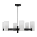 Six Light Chandelier<br /><span style="color:#4AB0CE;">Entrega: 4-10 dias en USA</span><br /><span style="color:#4AB0CE;font-size:60%;">PREGUNTE POR ENTREGA EN PANAMA</span><br />Collection: Rhode<br />Finish: Midnight Black