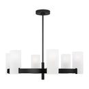 Six Light Chandelier<br /><span style="color:#4AB0CE;">Entrega: 4-10 dias en USA</span><br /><span style="color:#4AB0CE;font-size:60%;">PREGUNTE POR ENTREGA EN PANAMA</span><br />Collection: Rhode<br />Finish: Midnight Black