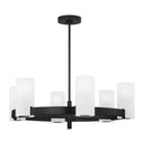 Six Light Chandelier<br /><span style="color:#4AB0CE;">Entrega: 4-10 dias en USA</span><br /><span style="color:#4AB0CE;font-size:60%;">PREGUNTE POR ENTREGA EN PANAMA</span><br />Collection: Rhode<br />Finish: Midnight Black