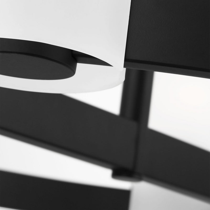 Six Light Chandelier<br /><span style="color:#4AB0CE;">Entrega: 4-10 dias en USA</span><br /><span style="color:#4AB0CE;font-size:60%;">PREGUNTE POR ENTREGA EN PANAMA</span><br />Collection: Rhode<br />Finish: Midnight Black