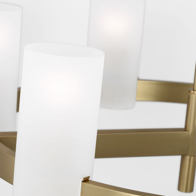 Six Light Chandelier<br /><span style="color:#4AB0CE;">Entrega: 4-10 dias en USA</span><br /><span style="color:#4AB0CE;font-size:60%;">PREGUNTE POR ENTREGA EN PANAMA</span><br />Collection: Rhode<br />Finish: Satin Brass