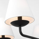 Five Light Chandelier<br /><span style="color:#4AB0CE;">Entrega: 4-10 dias en USA</span><br /><span style="color:#4AB0CE;font-size:60%;">PREGUNTE POR ENTREGA EN PANAMA</span><br />Collection: Albion<br />Finish: Midnight Black