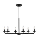 Six Light Chandelier<br /><span style="color:#4AB0CE;">Entrega: 4-10 dias en USA</span><br /><span style="color:#4AB0CE;font-size:60%;">PREGUNTE POR ENTREGA EN PANAMA</span><br />Collection: Albion<br />Finish: Midnight Black