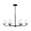 Six Light Chandelier<br /><span style="color:#4AB0CE;">Entrega: 4-10 dias en USA</span><br /><span style="color:#4AB0CE;font-size:60%;">PREGUNTE POR ENTREGA EN PANAMA</span><br />Collection: Albion<br />Finish: Midnight Black