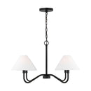 Four Light Chandelier<br /><span style="color:#4AB0CE;">Entrega: 4-10 dias en USA</span><br /><span style="color:#4AB0CE;font-size:60%;">PREGUNTE POR ENTREGA EN PANAMA</span><br />Collection: Eldon<br />Finish: Midnight Black