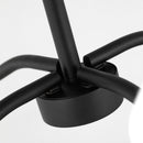 Visual Comfort Studio - DJC1194MBK - Four Light Chandelier - Eldon - Midnight Black