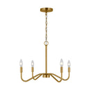 Four Light Chandelier<br /><span style="color:#4AB0CE;">Entrega: 4-10 dias en USA</span><br /><span style="color:#4AB0CE;font-size:60%;">PREGUNTE POR ENTREGA EN PANAMA</span><br />Collection: Eldon<br />Finish: Satin Brass