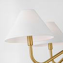 Visual Comfort Studio - DJC1194SB - Four Light Chandelier - Eldon - Satin Brass