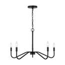 Five Light Chandelier<br /><span style="color:#4AB0CE;">Entrega: 4-10 dias en USA</span><br /><span style="color:#4AB0CE;font-size:60%;">PREGUNTE POR ENTREGA EN PANAMA</span><br />Collection: Eldon<br />Finish: Midnight Black