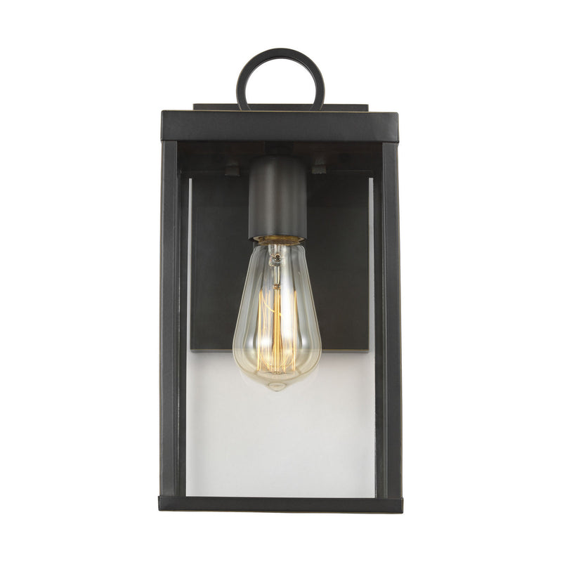 One Light Wall Lantern<br /><span style="color:#4AB0CE;">Entrega: 4-10 dias en USA</span><br /><span style="color:#4AB0CE;font-size:60%;">PREGUNTE POR ENTREGA EN PANAMA</span><br />Collection: Howell<br />Finish: Antique Bronze