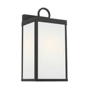 One Light Wall Lantern<br /><span style="color:#4AB0CE;">Entrega: 4-10 dias en USA</span><br /><span style="color:#4AB0CE;font-size:60%;">PREGUNTE POR ENTREGA EN PANAMA</span><br />Collection: Howell<br />Finish: Textured Black