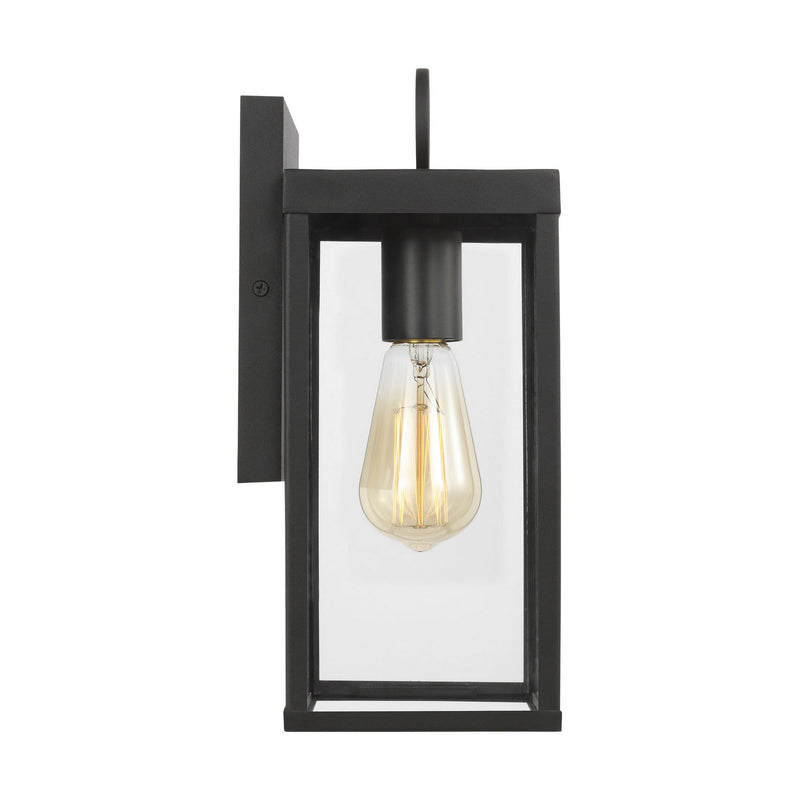One Light Wall Lantern<br /><span style="color:#4AB0CE;">Entrega: 4-10 dias en USA</span><br /><span style="color:#4AB0CE;font-size:60%;">PREGUNTE POR ENTREGA EN PANAMA</span><br />Collection: Howell<br />Finish: Textured Black