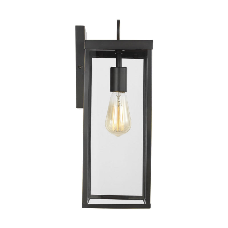 One Light Wall Lantern<br /><span style="color:#4AB0CE;">Entrega: 4-10 dias en USA</span><br /><span style="color:#4AB0CE;font-size:60%;">PREGUNTE POR ENTREGA EN PANAMA</span><br />Collection: Howell<br />Finish: Antique Bronze
