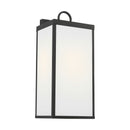 One Light Wall Lantern<br /><span style="color:#4AB0CE;">Entrega: 4-10 dias en USA</span><br /><span style="color:#4AB0CE;font-size:60%;">PREGUNTE POR ENTREGA EN PANAMA</span><br />Collection: Howell<br />Finish: Textured Black