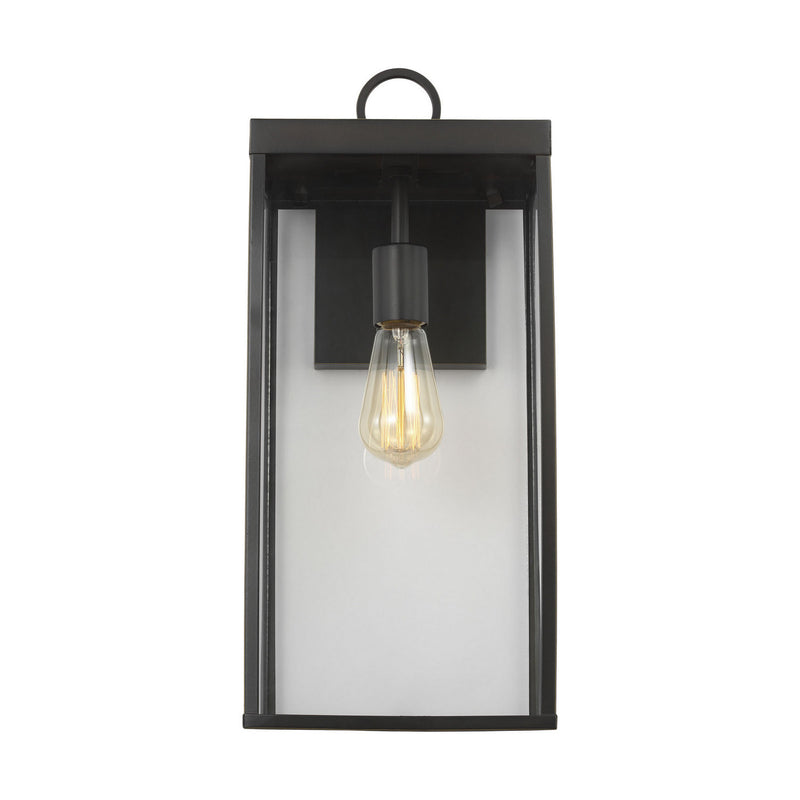 One Light Wall Lantern<br /><span style="color:#4AB0CE;">Entrega: 4-10 dias en USA</span><br /><span style="color:#4AB0CE;font-size:60%;">PREGUNTE POR ENTREGA EN PANAMA</span><br />Collection: Howell<br />Finish: Antique Bronze