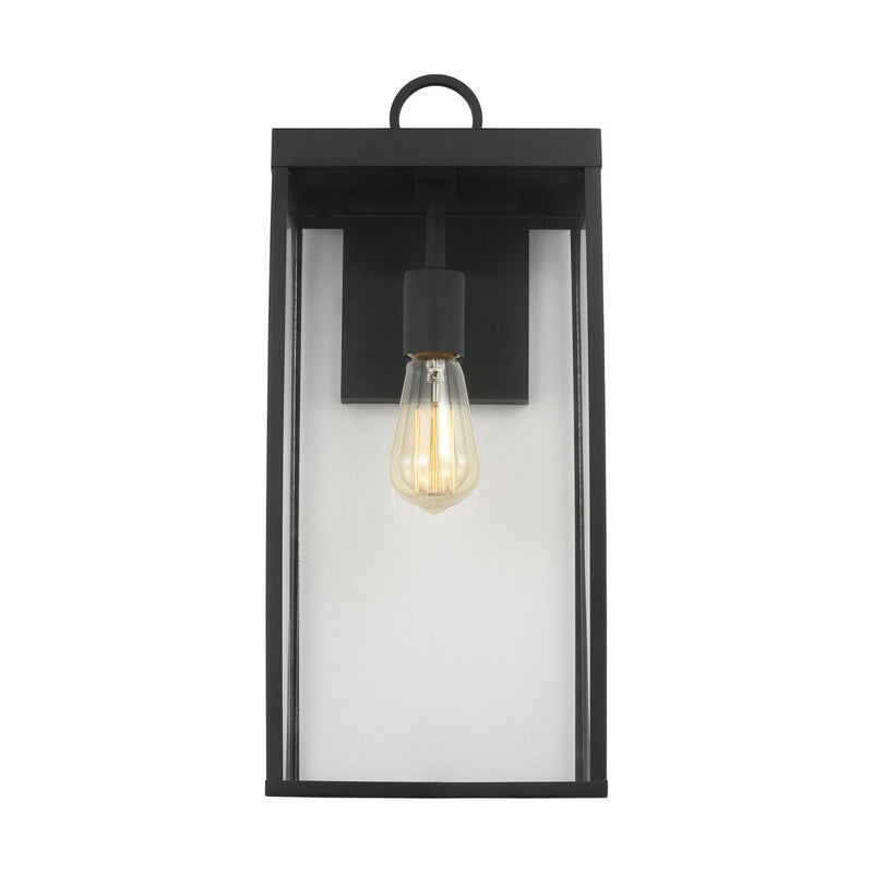 One Light Wall Lantern<br /><span style="color:#4AB0CE;">Entrega: 4-10 dias en USA</span><br /><span style="color:#4AB0CE;font-size:60%;">PREGUNTE POR ENTREGA EN PANAMA</span><br />Collection: Howell<br />Finish: Textured Black