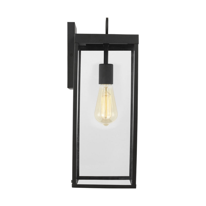 One Light Wall Lantern<br /><span style="color:#4AB0CE;">Entrega: 4-10 dias en USA</span><br /><span style="color:#4AB0CE;font-size:60%;">PREGUNTE POR ENTREGA EN PANAMA</span><br />Collection: Howell<br />Finish: Textured Black