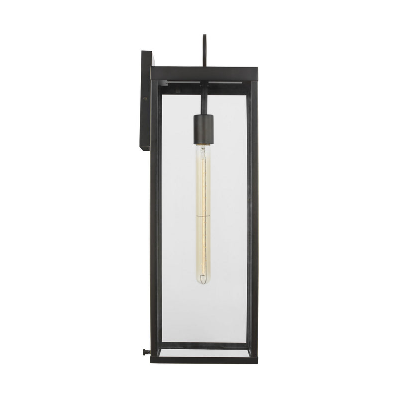 One Light Wall Lantern<br /><span style="color:#4AB0CE;">Entrega: 4-10 dias en USA</span><br /><span style="color:#4AB0CE;font-size:60%;">PREGUNTE POR ENTREGA EN PANAMA</span><br />Collection: Howell<br />Finish: Antique Bronze