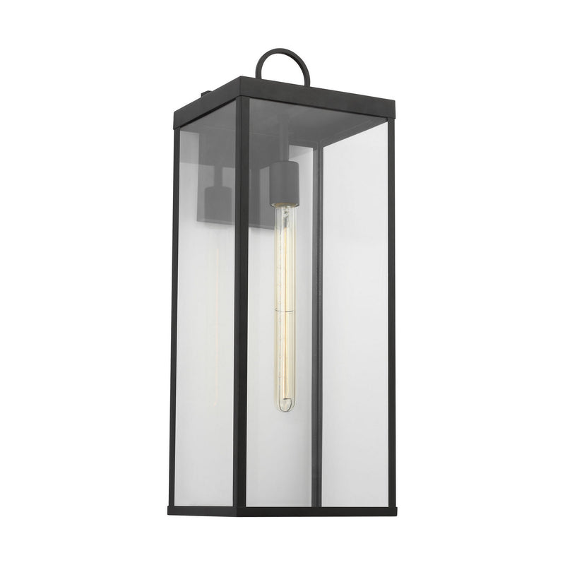 One Light Wall Lantern<br /><span style="color:#4AB0CE;">Entrega: 4-10 dias en USA</span><br /><span style="color:#4AB0CE;font-size:60%;">PREGUNTE POR ENTREGA EN PANAMA</span><br />Collection: Howell<br />Finish: Textured Black