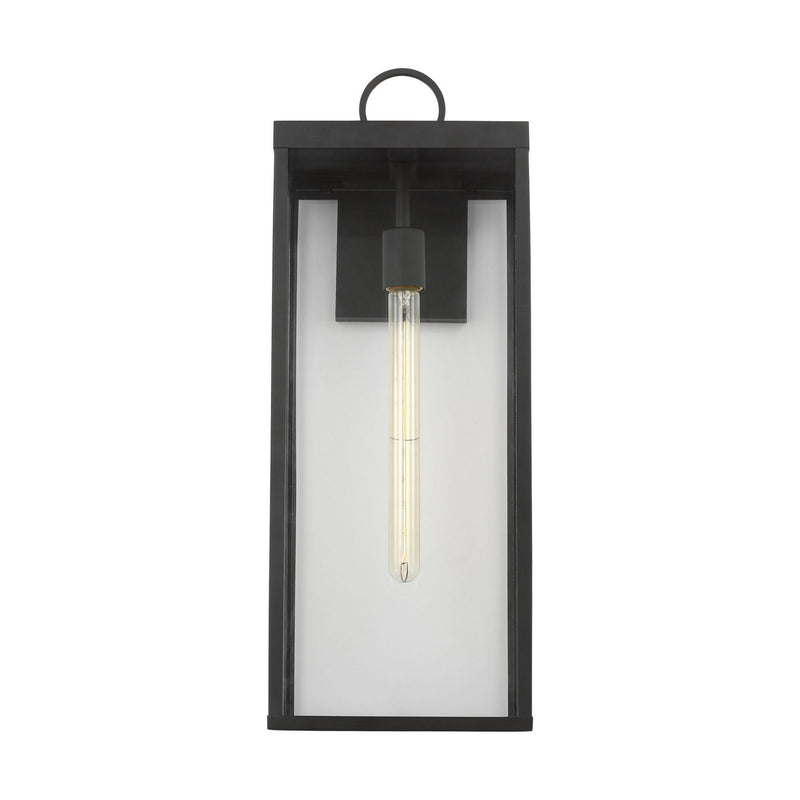 One Light Wall Lantern<br /><span style="color:#4AB0CE;">Entrega: 4-10 dias en USA</span><br /><span style="color:#4AB0CE;font-size:60%;">PREGUNTE POR ENTREGA EN PANAMA</span><br />Collection: Howell<br />Finish: Textured Black