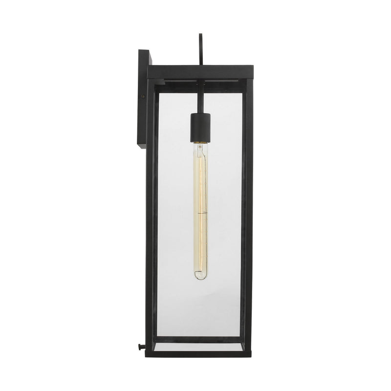 One Light Wall Lantern<br /><span style="color:#4AB0CE;">Entrega: 4-10 dias en USA</span><br /><span style="color:#4AB0CE;font-size:60%;">PREGUNTE POR ENTREGA EN PANAMA</span><br />Collection: Howell<br />Finish: Textured Black