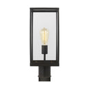 One Light Post Lantern<br /><span style="color:#4AB0CE;">Entrega: 4-10 dias en USA</span><br /><span style="color:#4AB0CE;font-size:60%;">PREGUNTE POR ENTREGA EN PANAMA</span><br />Collection: Howell<br />Finish: Antique Bronze