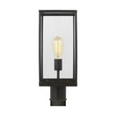 One Light Post Lantern<br /><span style="color:#4AB0CE;">Entrega: 4-10 dias en USA</span><br /><span style="color:#4AB0CE;font-size:60%;">PREGUNTE POR ENTREGA EN PANAMA</span><br />Collection: Howell<br />Finish: Antique Bronze