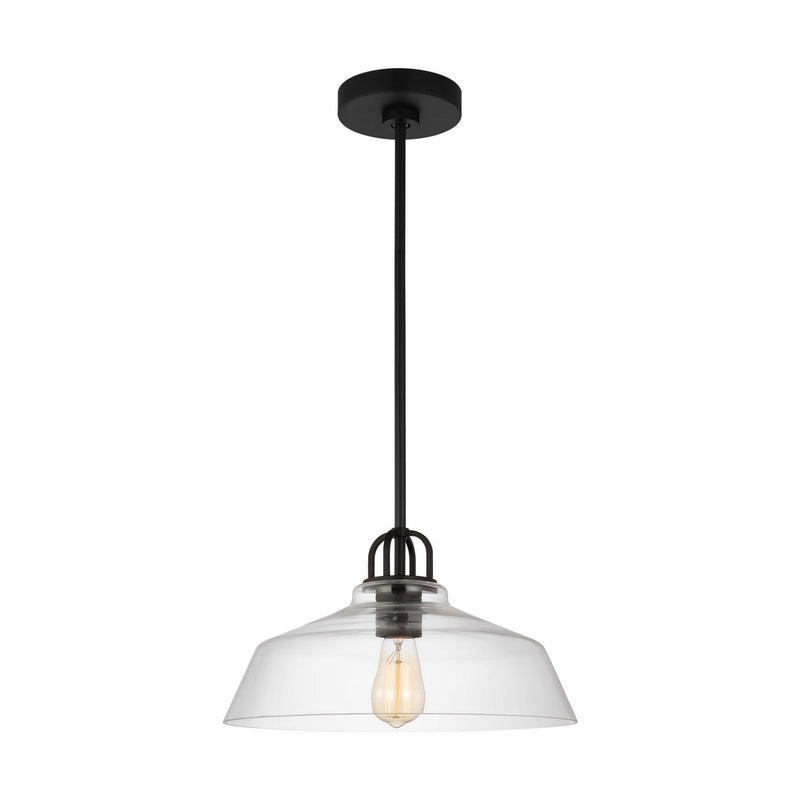One Light Pendant<br /><span style="color:#4AB0CE;">Entrega: 4-10 dias en USA</span><br /><span style="color:#4AB0CE;font-size:60%;">PREGUNTE POR ENTREGA EN PANAMA</span><br />Collection: Payton<br />Finish: Midnight Black