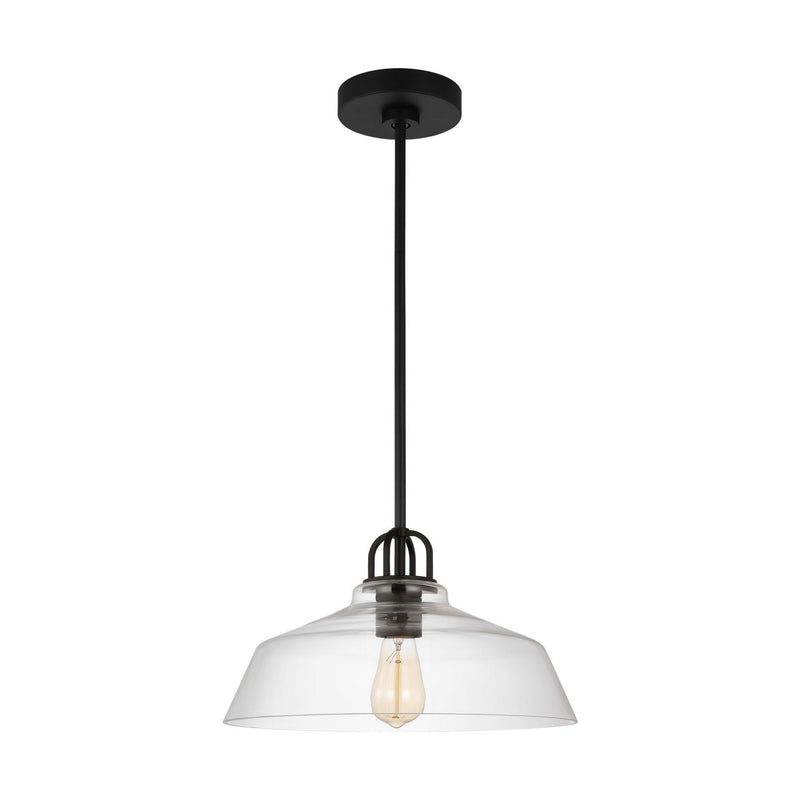 One Light Pendant<br /><span style="color:#4AB0CE;">Entrega: 4-10 dias en USA</span><br /><span style="color:#4AB0CE;font-size:60%;">PREGUNTE POR ENTREGA EN PANAMA</span><br />Collection: Payton<br />Finish: Midnight Black
