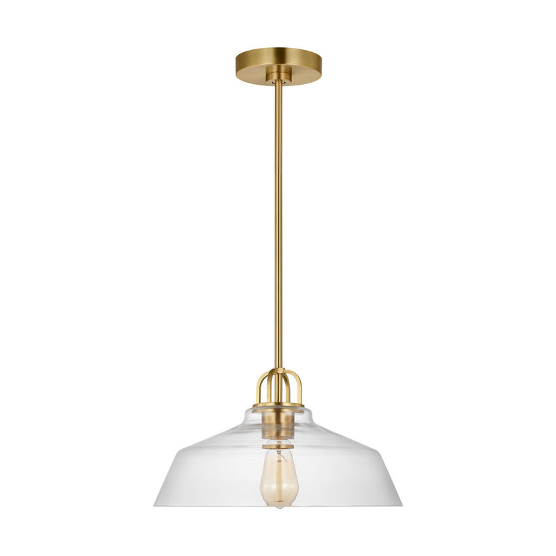 One Light Pendant<br /><span style="color:#4AB0CE;">Entrega: 4-10 dias en USA</span><br /><span style="color:#4AB0CE;font-size:60%;">PREGUNTE POR ENTREGA EN PANAMA</span><br />Collection: Payton<br />Finish: Satin Brass