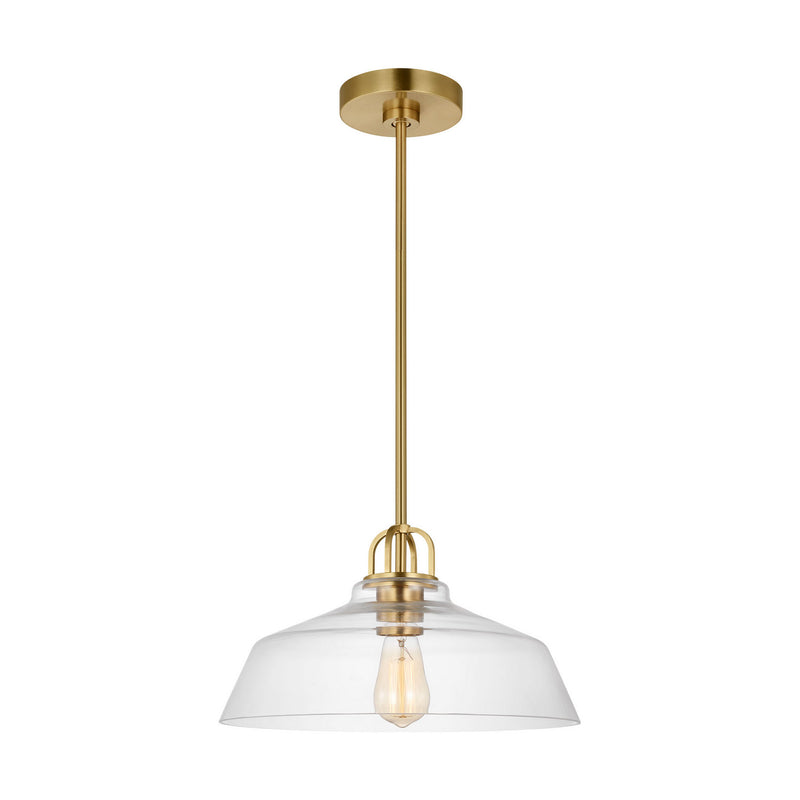 One Light Pendant<br /><span style="color:#4AB0CE;">Entrega: 4-10 dias en USA</span><br /><span style="color:#4AB0CE;font-size:60%;">PREGUNTE POR ENTREGA EN PANAMA</span><br />Collection: Payton<br />Finish: Satin Brass