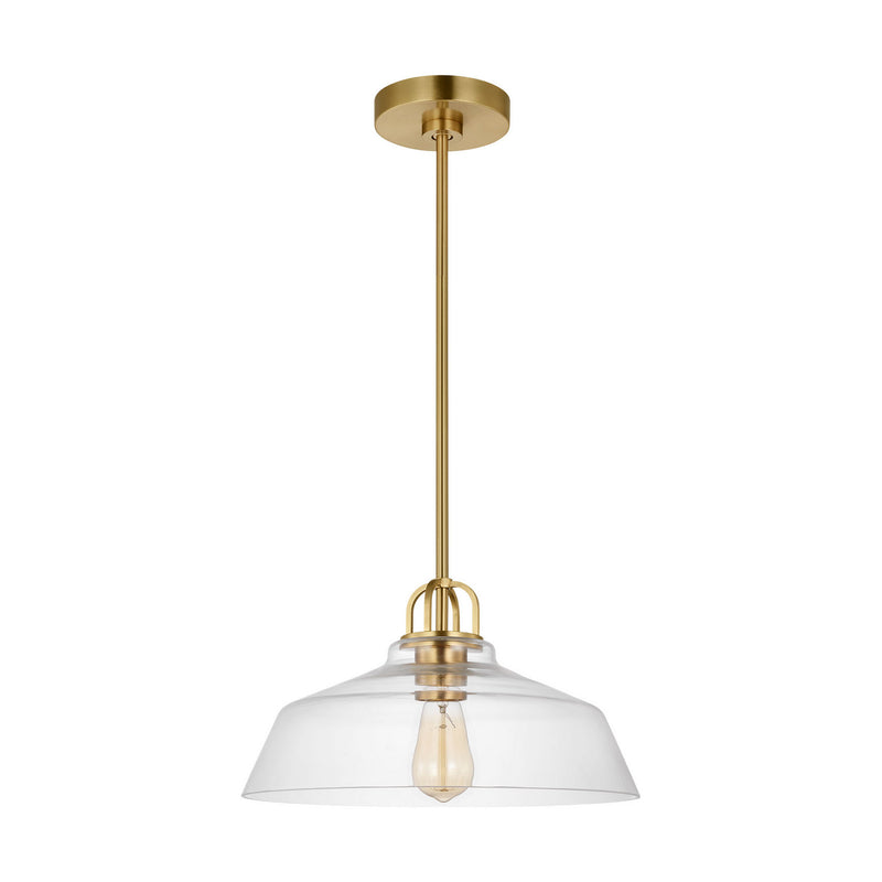 One Light Pendant<br /><span style="color:#4AB0CE;">Entrega: 4-10 dias en USA</span><br /><span style="color:#4AB0CE;font-size:60%;">PREGUNTE POR ENTREGA EN PANAMA</span><br />Collection: Payton<br />Finish: Satin Brass
