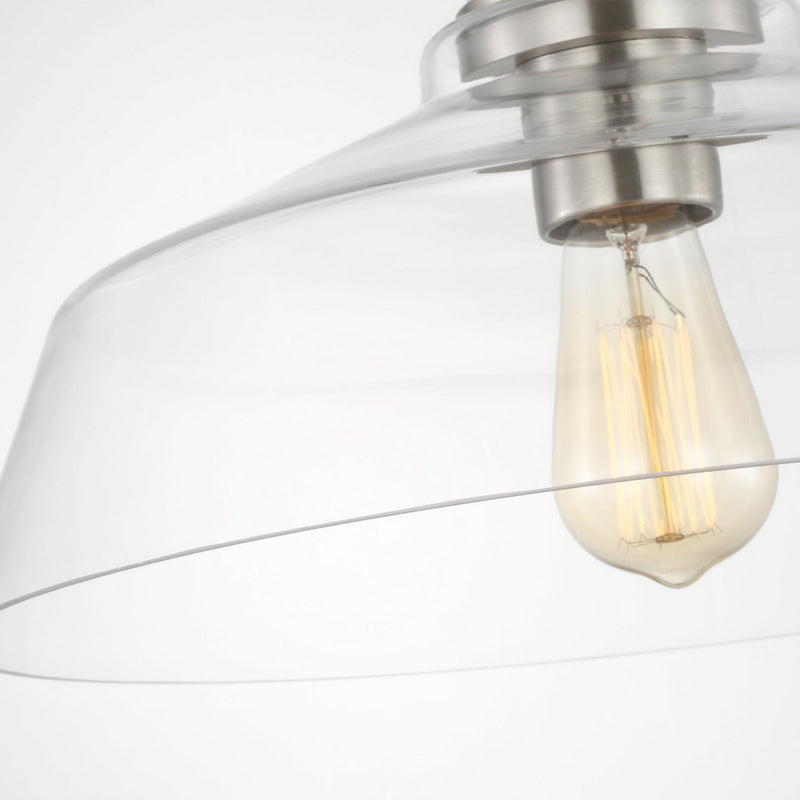 Visual Comfort Studio - DJP1131BS - One Light Pendant - Payton - Brushed Steel