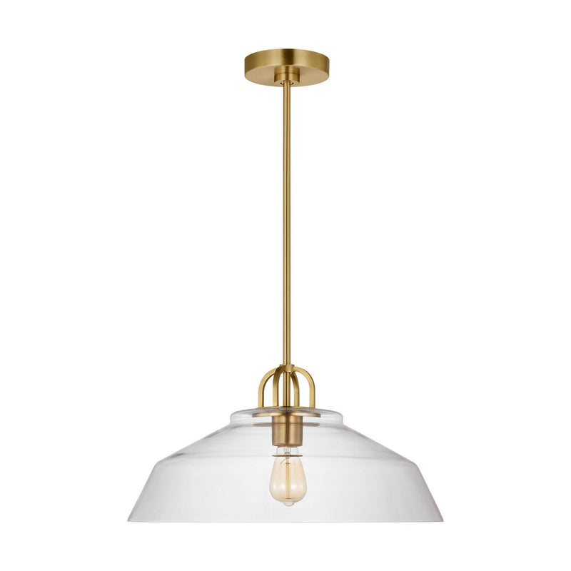 One Light Pendant<br /><span style="color:#4AB0CE;">Entrega: 4-10 dias en USA</span><br /><span style="color:#4AB0CE;font-size:60%;">PREGUNTE POR ENTREGA EN PANAMA</span><br />Collection: Payton<br />Finish: Satin Brass