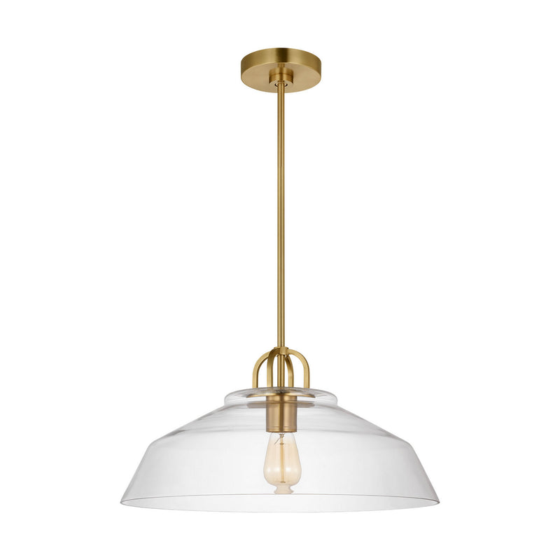 One Light Pendant<br /><span style="color:#4AB0CE;">Entrega: 4-10 dias en USA</span><br /><span style="color:#4AB0CE;font-size:60%;">PREGUNTE POR ENTREGA EN PANAMA</span><br />Collection: Payton<br />Finish: Satin Brass
