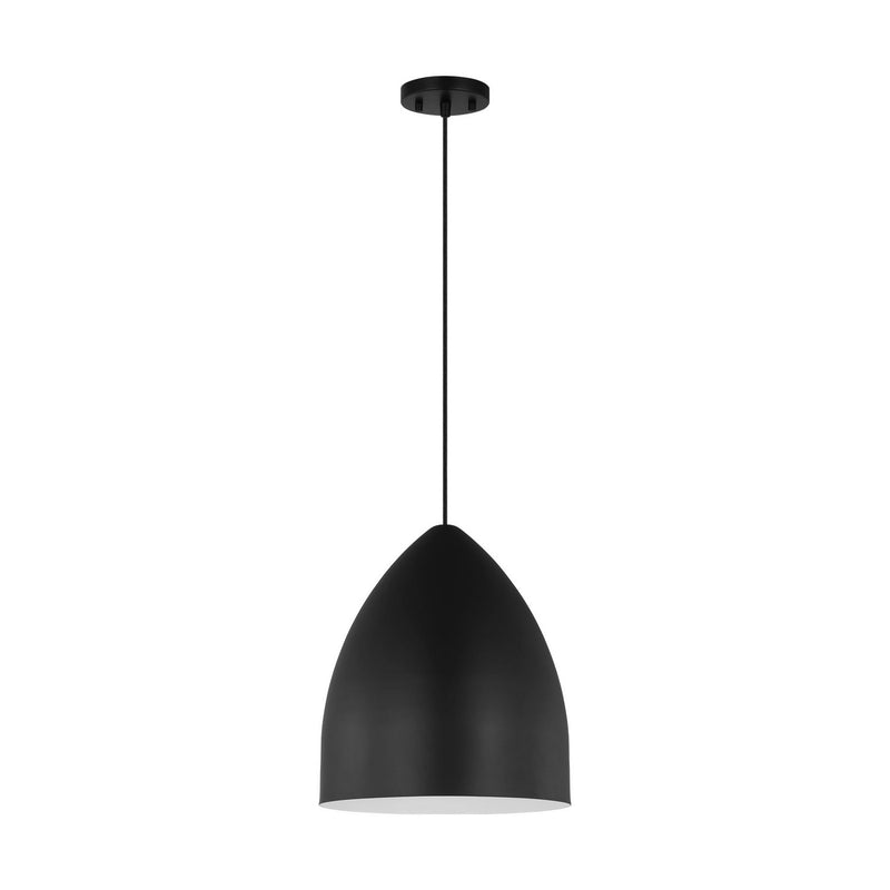 One Light Pendant<br /><span style="color:#4AB0CE;">Entrega: 4-10 dias en USA</span><br /><span style="color:#4AB0CE;font-size:60%;">PREGUNTE POR ENTREGA EN PANAMA</span><br />Collection: Huron<br />Finish: Midnight Black