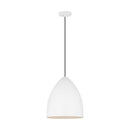 One Light Pendant<br /><span style="color:#4AB0CE;">Entrega: 4-10 dias en USA</span><br /><span style="color:#4AB0CE;font-size:60%;">PREGUNTE POR ENTREGA EN PANAMA</span><br />Collection: Huron<br />Finish: Matte White