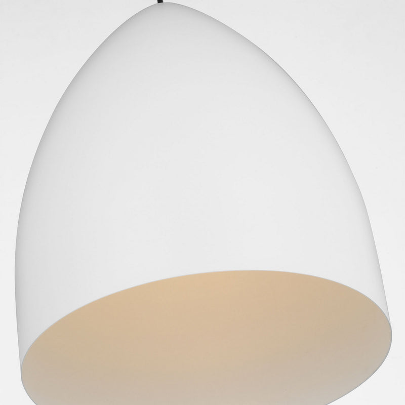 One Light Pendant<br /><span style="color:#4AB0CE;">Entrega: 4-10 dias en USA</span><br /><span style="color:#4AB0CE;font-size:60%;">PREGUNTE POR ENTREGA EN PANAMA</span><br />Collection: Huron<br />Finish: Matte White