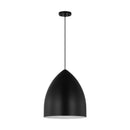 One Light Pendant<br /><span style="color:#4AB0CE;">Entrega: 4-10 dias en USA</span><br /><span style="color:#4AB0CE;font-size:60%;">PREGUNTE POR ENTREGA EN PANAMA</span><br />Collection: Huron<br />Finish: Midnight Black