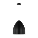 One Light Pendant<br /><span style="color:#4AB0CE;">Entrega: 4-10 dias en USA</span><br /><span style="color:#4AB0CE;font-size:60%;">PREGUNTE POR ENTREGA EN PANAMA</span><br />Collection: Huron<br />Finish: Midnight Black