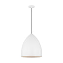 One Light Pendant<br /><span style="color:#4AB0CE;">Entrega: 4-10 dias en USA</span><br /><span style="color:#4AB0CE;font-size:60%;">PREGUNTE POR ENTREGA EN PANAMA</span><br />Collection: Huron<br />Finish: Matte White