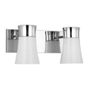 Two Light Vanity<br /><span style="color:#4AB0CE;">Entrega: 4-10 dias en USA</span><br /><span style="color:#4AB0CE;font-size:60%;">PREGUNTE POR ENTREGA EN PANAMA</span><br />Collection: Roy<br />Finish: Chrome