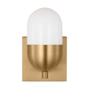 One Light Vanity<br /><span style="color:#4AB0CE;">Entrega: 4-10 dias en USA</span><br /><span style="color:#4AB0CE;font-size:60%;">PREGUNTE POR ENTREGA EN PANAMA</span><br />Collection: Foster<br />Finish: Satin Brass