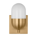 One Light Vanity<br /><span style="color:#4AB0CE;">Entrega: 4-10 dias en USA</span><br /><span style="color:#4AB0CE;font-size:60%;">PREGUNTE POR ENTREGA EN PANAMA</span><br />Collection: Foster<br />Finish: Satin Brass