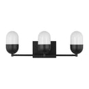 Three Light Vanity<br /><span style="color:#4AB0CE;">Entrega: 4-10 dias en USA</span><br /><span style="color:#4AB0CE;font-size:60%;">PREGUNTE POR ENTREGA EN PANAMA</span><br />Collection: Foster<br />Finish: Midnight Black