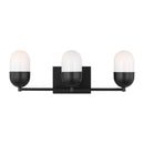 Three Light Vanity<br /><span style="color:#4AB0CE;">Entrega: 4-10 dias en USA</span><br /><span style="color:#4AB0CE;font-size:60%;">PREGUNTE POR ENTREGA EN PANAMA</span><br />Collection: Foster<br />Finish: Midnight Black