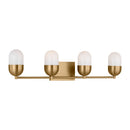 Visual Comfort Studio - DJV1094SB - Four Light Vanity - Foster - Satin Brass