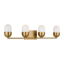 Visual Comfort Studio - DJV1094SB - Four Light Vanity - Foster - Satin Brass
